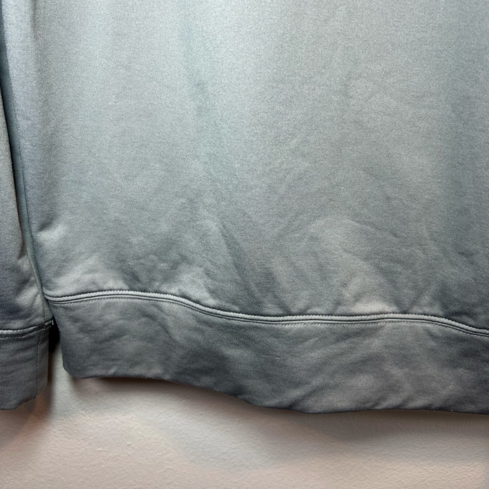 Levelwear Ultralite 1/4 Zip Pullover Jacket Gray Down Puffer Hybrid Logo Small - Picture 12 of 14
